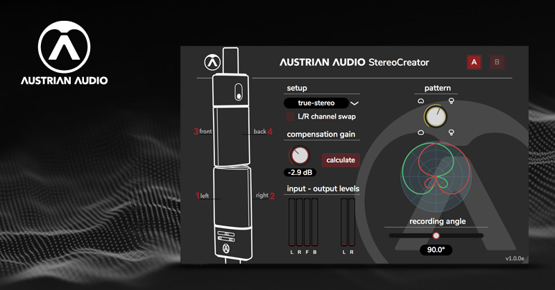 Austrian Audio | StereoCreatorプラグイン Austrian Audio | StereoCreatorプラグイン