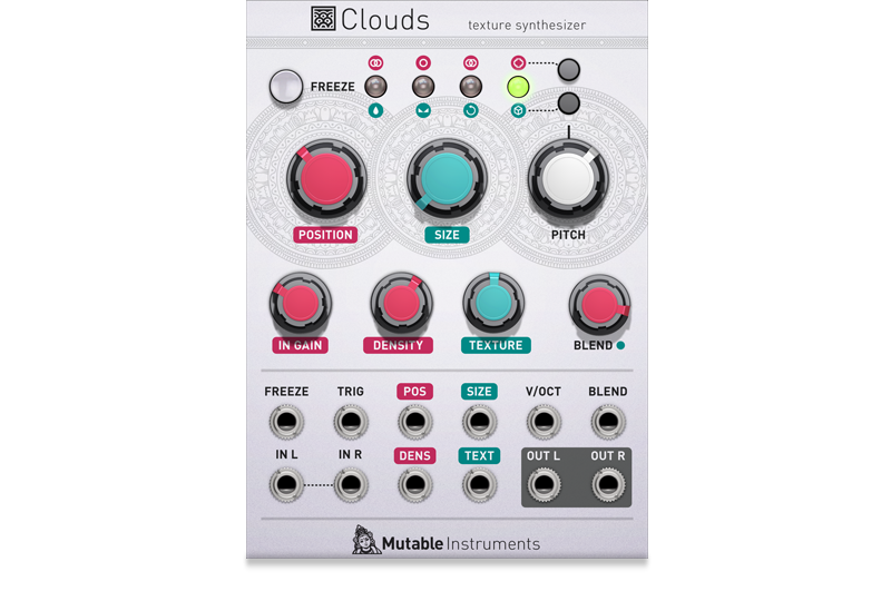 Mutable Instruments Clouds モジュラーシンセ 黒パネル (まとめ売り 