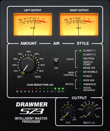 クリックして、Drawmer S73インテリジェント・マスター・プロセッサーのスクリーンショット（高解像度）を表示