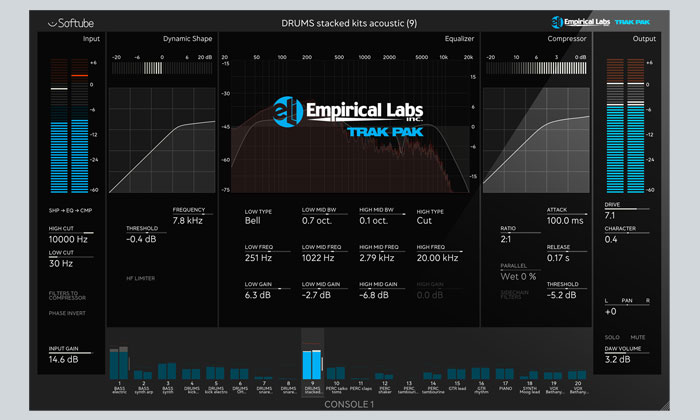 クリックしてEmpirical Labs Trak Pak for Console 1を表示