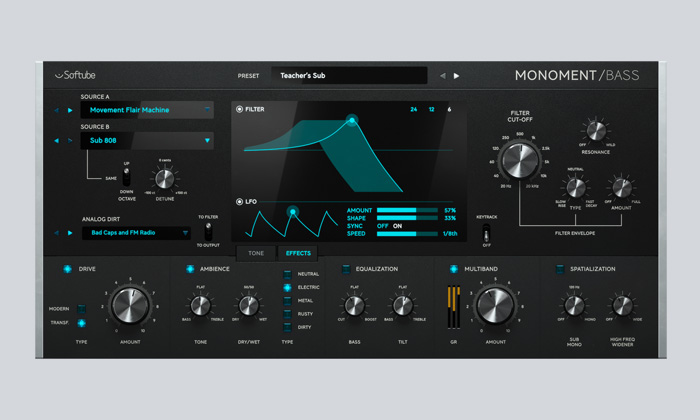 クリックしてMonoment Bassを表示