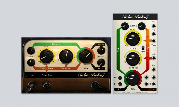 Click to show Tube Delay and Tube Delay For Modular