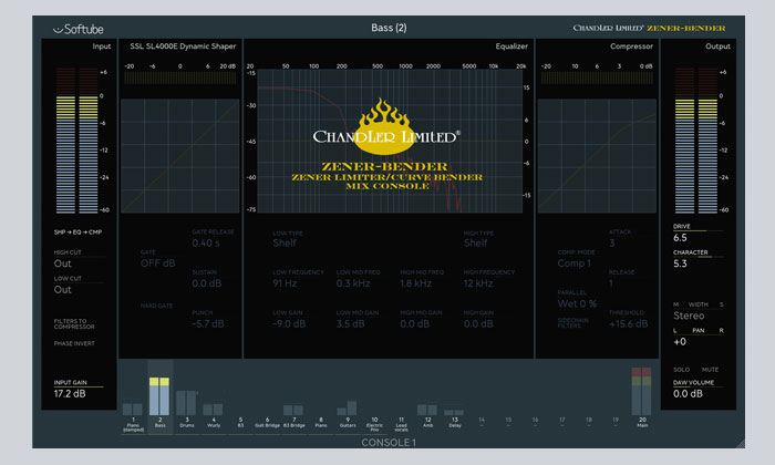 クリックしてChandler Limited Zener-Bender for Console 1を表示