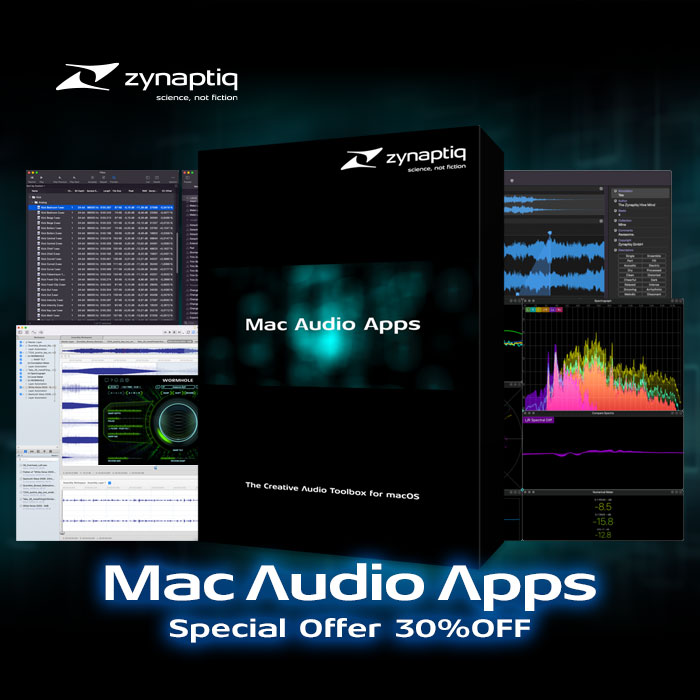 Mac Audio Appsバンドルを30%OFFでGETする