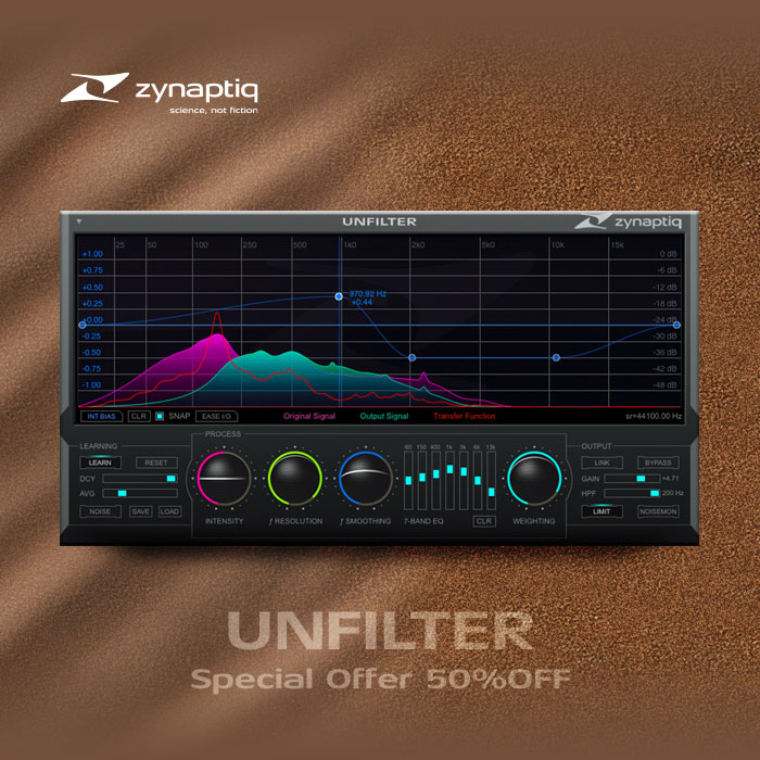 UNFILTERを50%OFFでGETする
